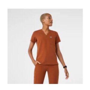 Figs Dirty Chai Catarina one pocket top (S)